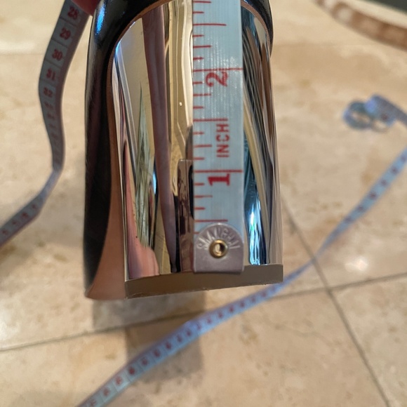 Proenza Schouler Leather Lace-Up Boots with Curved Mirrored Heel - Picture 9 of 9